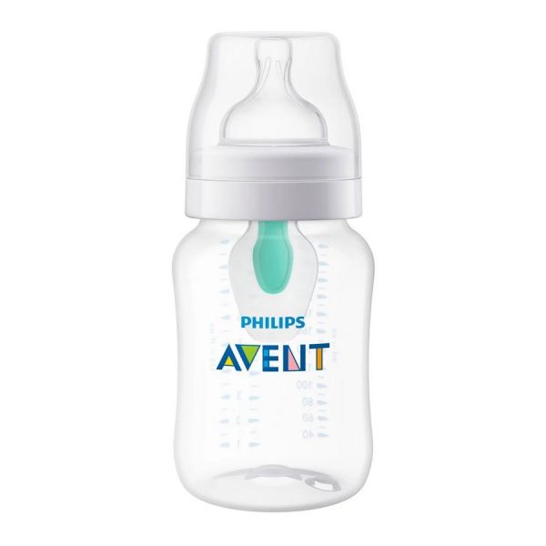 Бутылочка для кормления Philips AVENT Anti-colic SCF813/14 бесцветный, белый 0,26 л